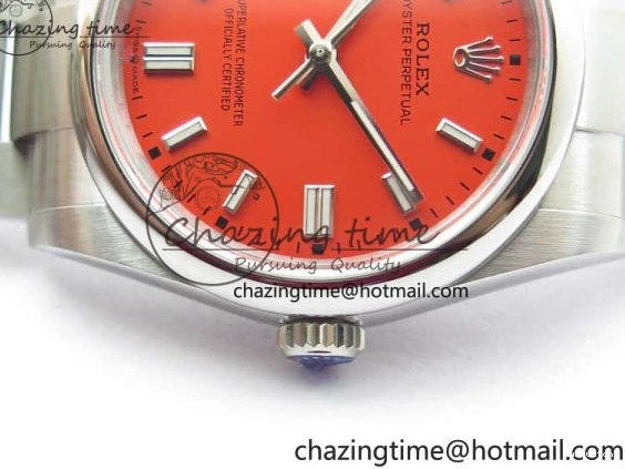 Perpetual 126000 36mm Dial BP SS Bracelet Red on Edition Oyster Best 0217